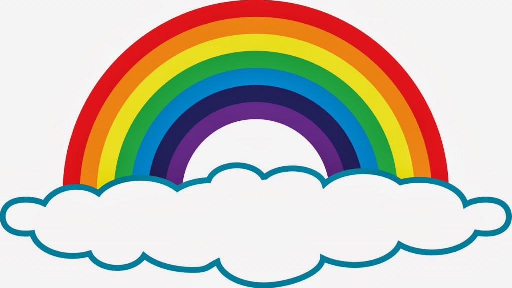 1024x577 Sun Cloud Rainbow Clipart