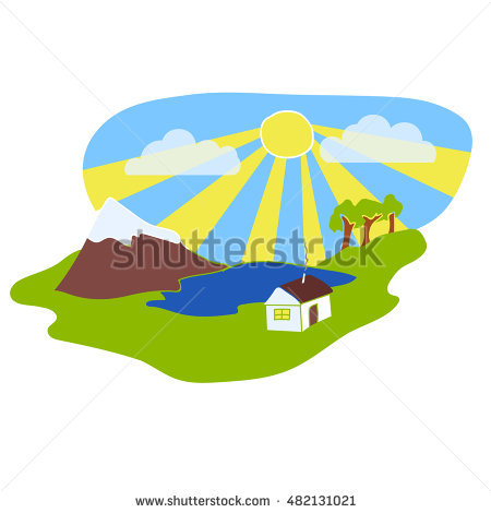 450x470 Nature Clipart Sun Sky