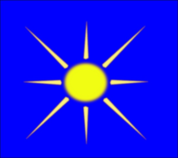 600x534 Sun With Blue Sky Clip Art Free Vector In Open Office Drawing Svg
