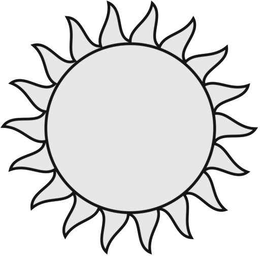 512x504 Sun Black And White Sun Clipart Black And White Free Images 5