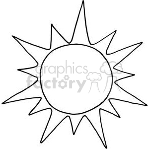 300x300 Royalty Free 2738 Sun Cartoon Character 380271 Vector Clip Art