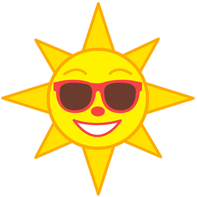 800x800 Summer Clipart Summer Sun