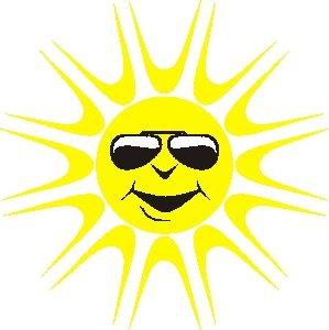 299x300 Sun Borders Clip Art
