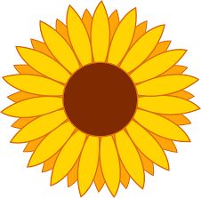 226x223 Sunflower Border Clip Art Sunflower Clip Art Borders Wallpapers