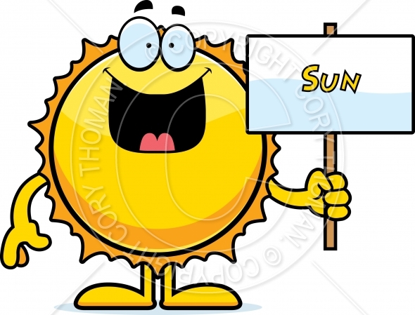 590x449 Cartoon Sun Sign Vector And Royalty Free License