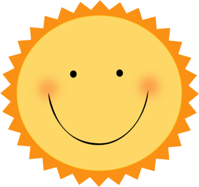 400x376 Smiling Hot Sun Clip Art