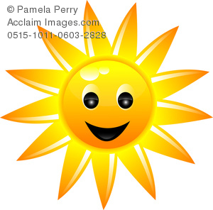 300x296 Art Image Of A Smiling Sun Icon