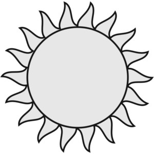 300x300 Sun Black And White Sun Clipart Black And White 0 2