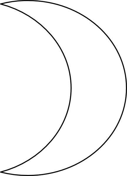 432x599 Crescent Clipart