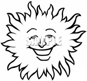 300x279 Smiling Sun Clipart Black And White Clipart Panda