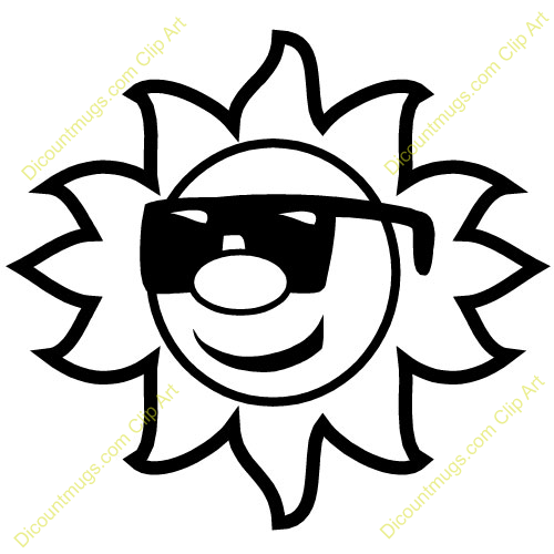 500x500 Sunny Clipart Cool Sun