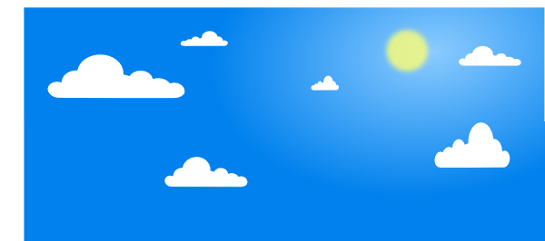 600x266 Sky Clip Art