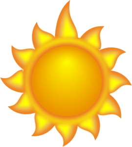 270x300 A Sun Cartoon With A Long Ray 2 Clip Art