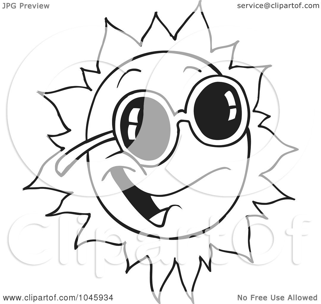 1080x1024 Royalty Free (Rf) Clip Art Illustration Of A Cartoon Black