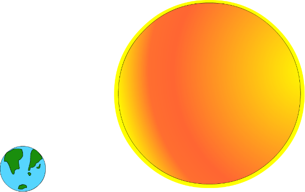 600x379 Earth And Sun Clipart