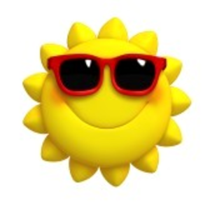 300x300 D Cartoon Cute Sun Free Images