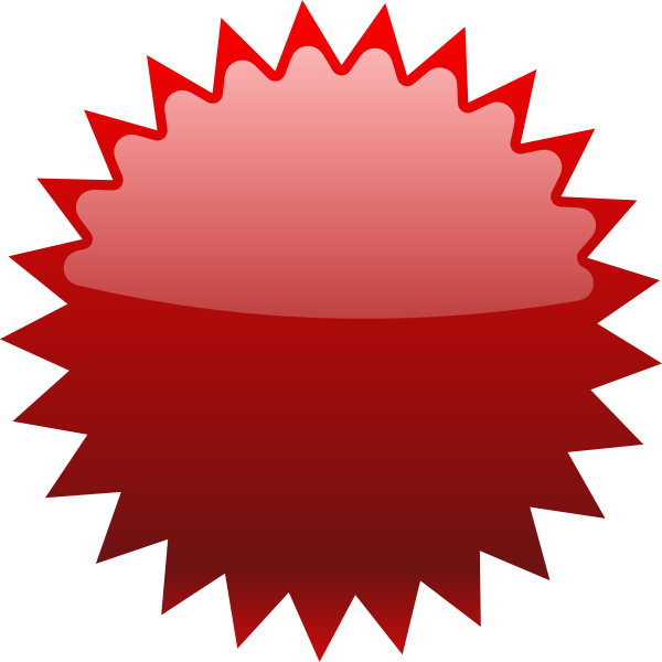 600x600 Red Sun Clip Art Free Vector 4vector
