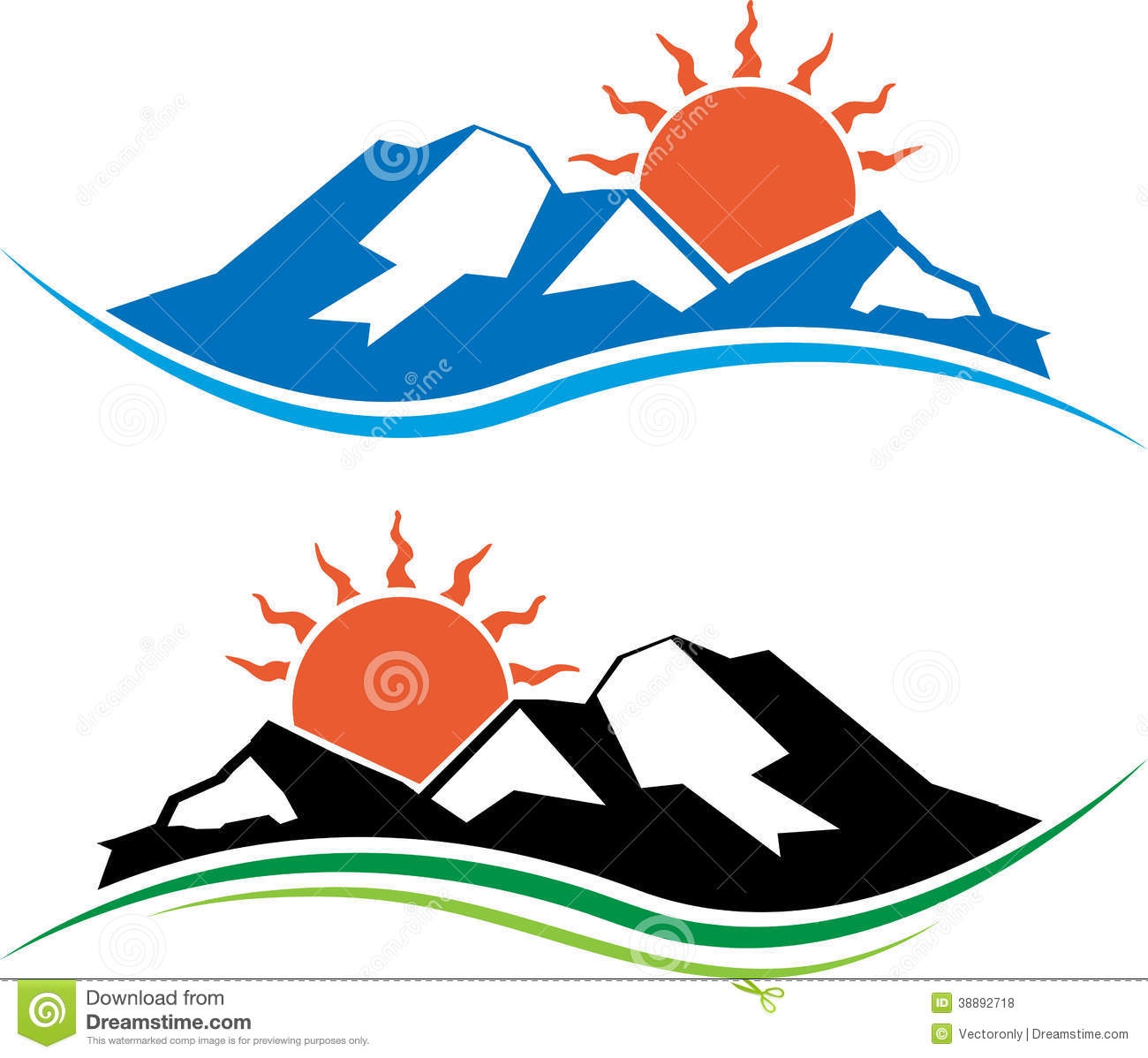 1300x1198 Sun Clipart Mountain