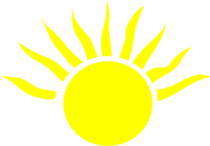298x207 Sunshine Clipart Half Sun