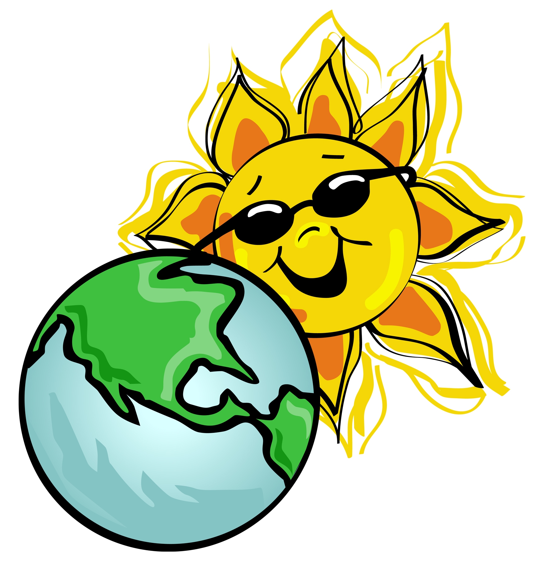 1800x1847 Earth Moon Sun Clipart