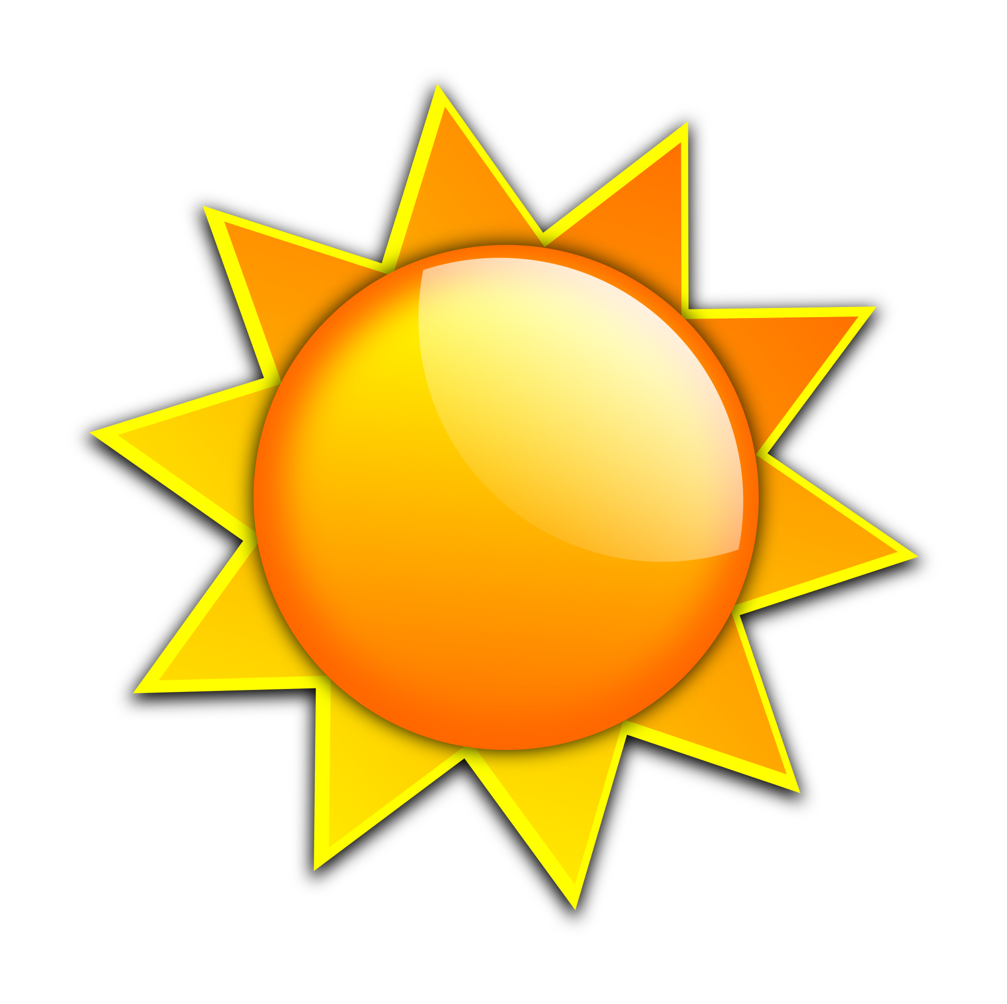 2000x1995 Sun Clipart Simple
