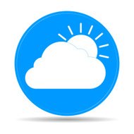 190x190 Sun Cloud Icon Premium Clipart
