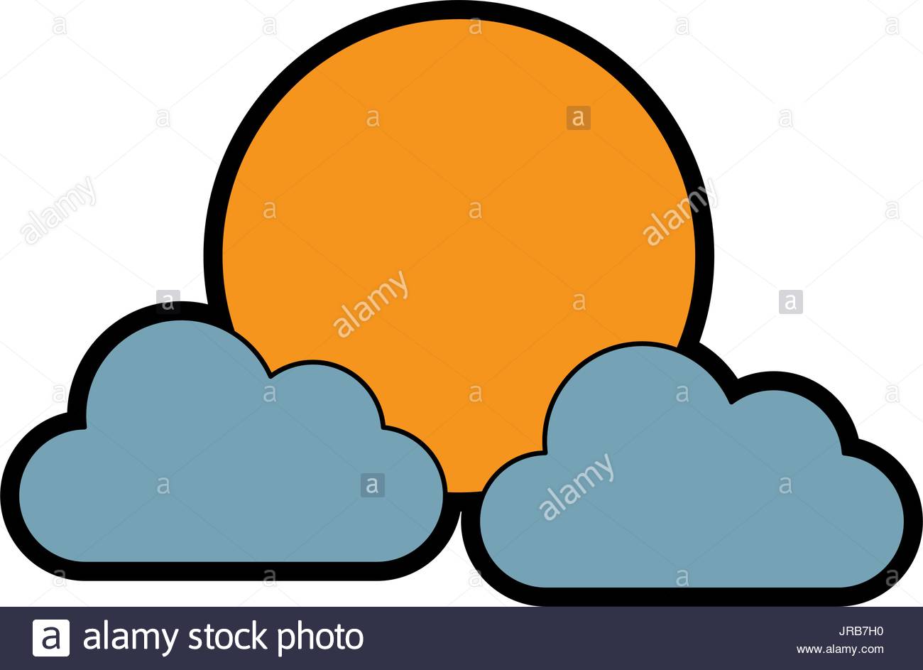 1300x943 Sun Clouds Weather Forecast Climate Sky Stock Vector Art