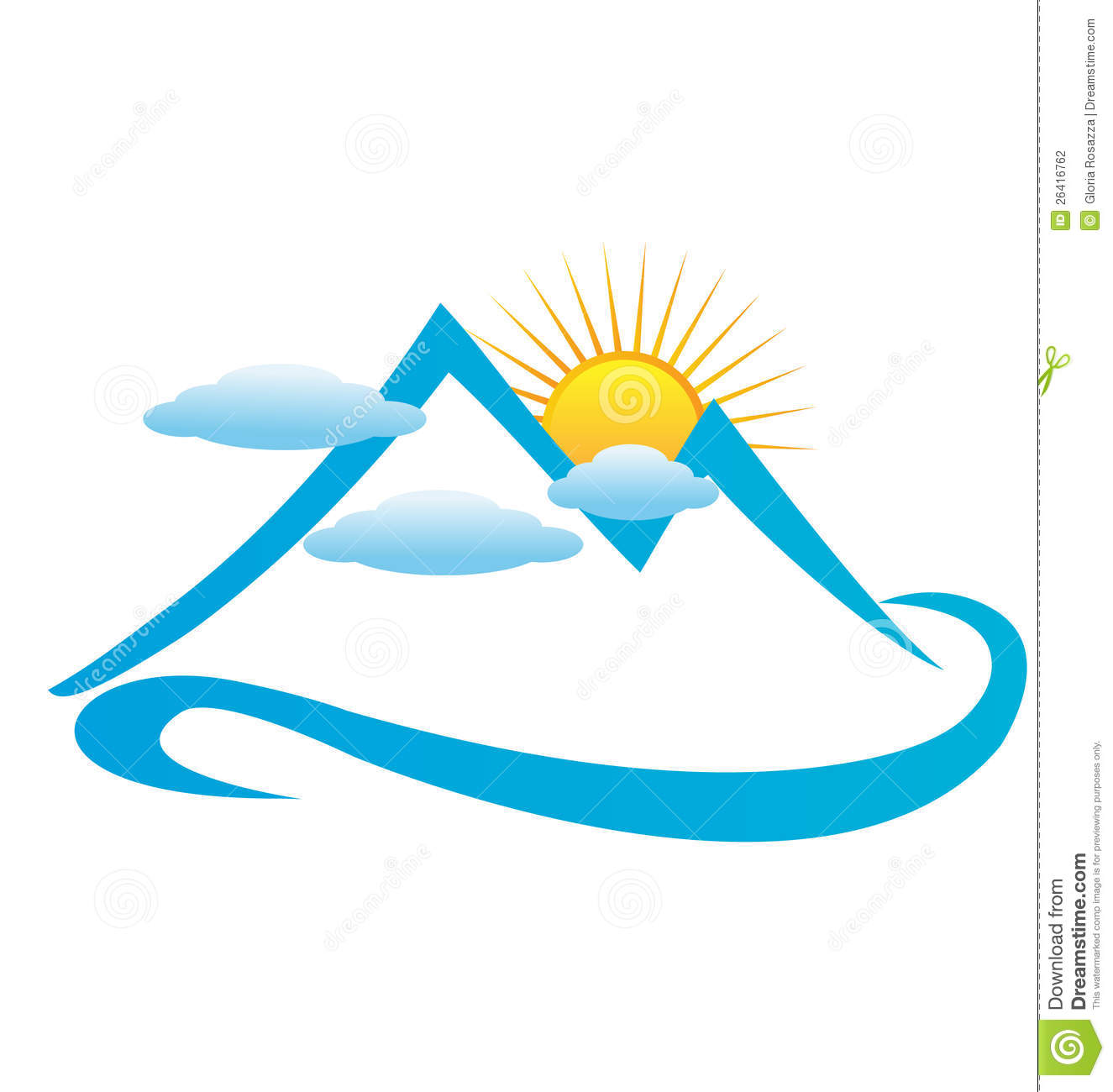 1325x1300 Cloud Mountains Clipart