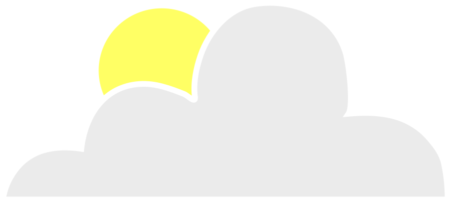 900x407 Best Sun And Clouds Clipart