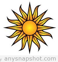 201x215 Sun God Drawing