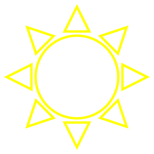 633x633 The Sun Drawing