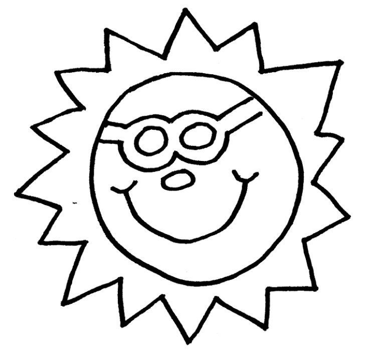 754x700 Sun Color Clipart