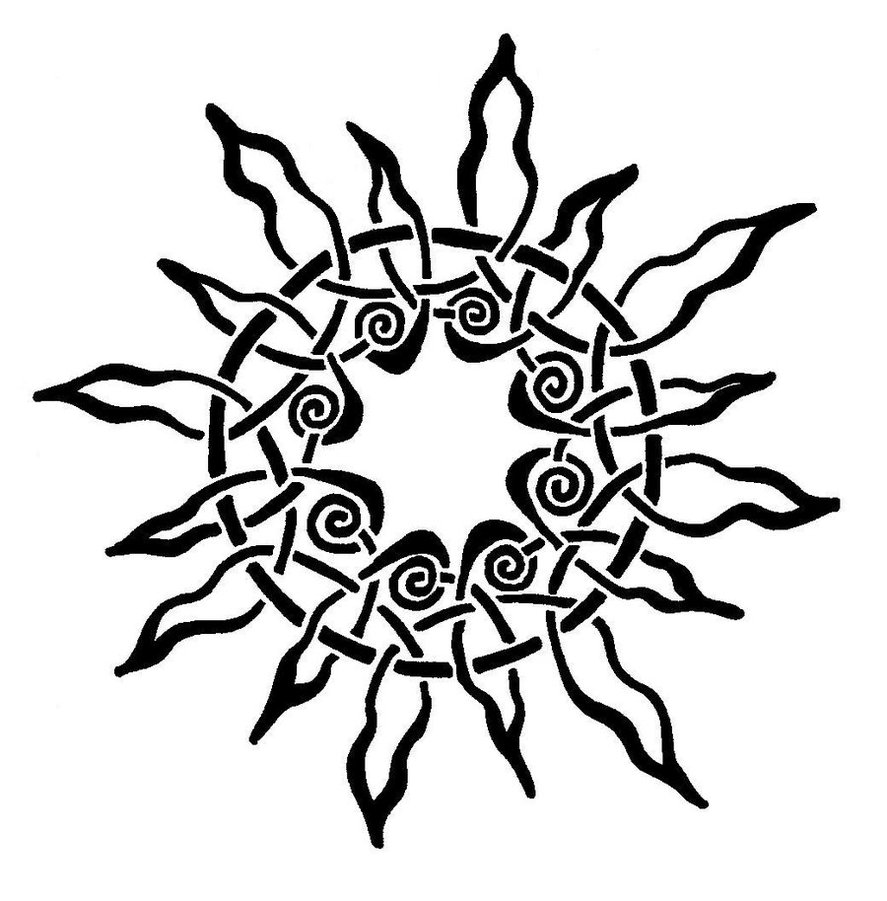 887x901 Celtic Sun By Artkhat