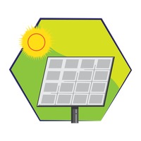 200x200 Solar Panel Solar Energy Sun Sunny Renewable Free Vector Graphics