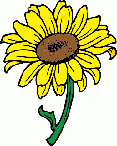 374x466 Free Sunflower Clipart Public Domain Flower Clip Art Images