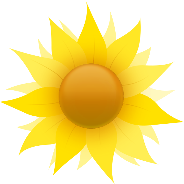 600x601 Free Sunflower Clipart Flower Clip Art Images