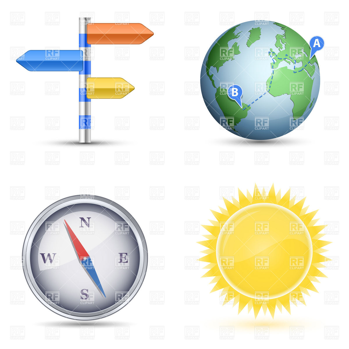 1200x1200 Travel Icons