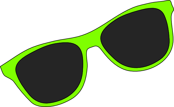600x369 Green Sunglasses Clip Art Clipart Panda