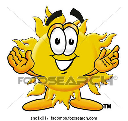 450x426 Clip Art Of Sun With Hands Out Sno1x017