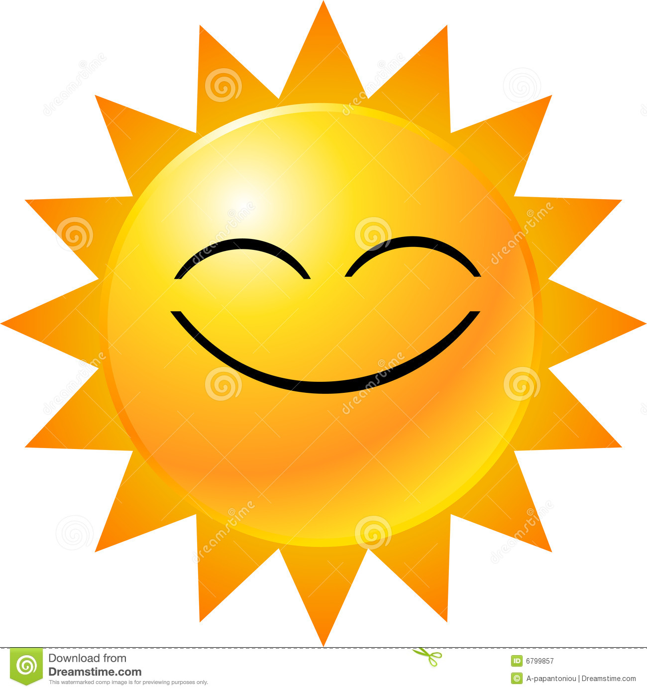 1300x1390 It's Sunny Clipart