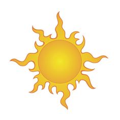 236x236 Sun Clipart Image Clip Art Illustration Of A Sun On A Colorful