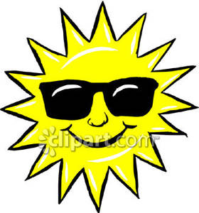 280x300 Yellow Sun Wearing Shades