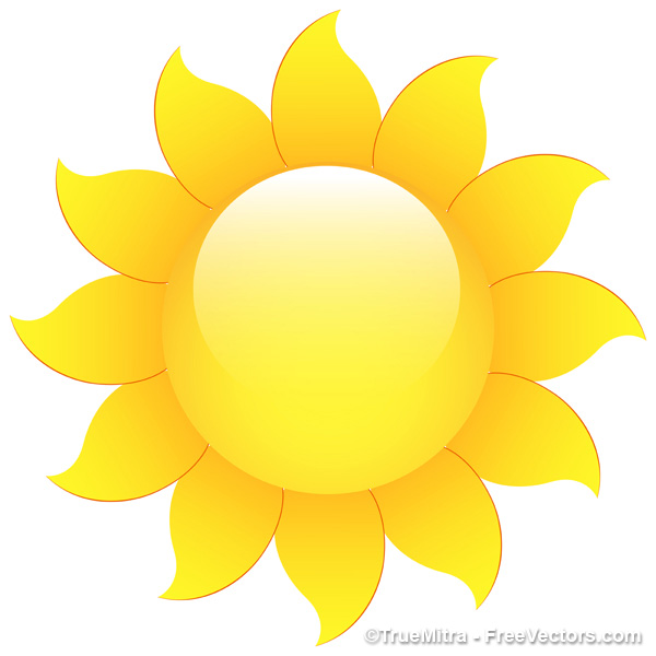 600x600 Download Free Sun Vector Vector Illustration