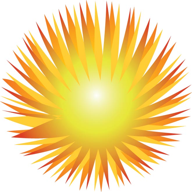 660x660 Sun Shapes Clip Art