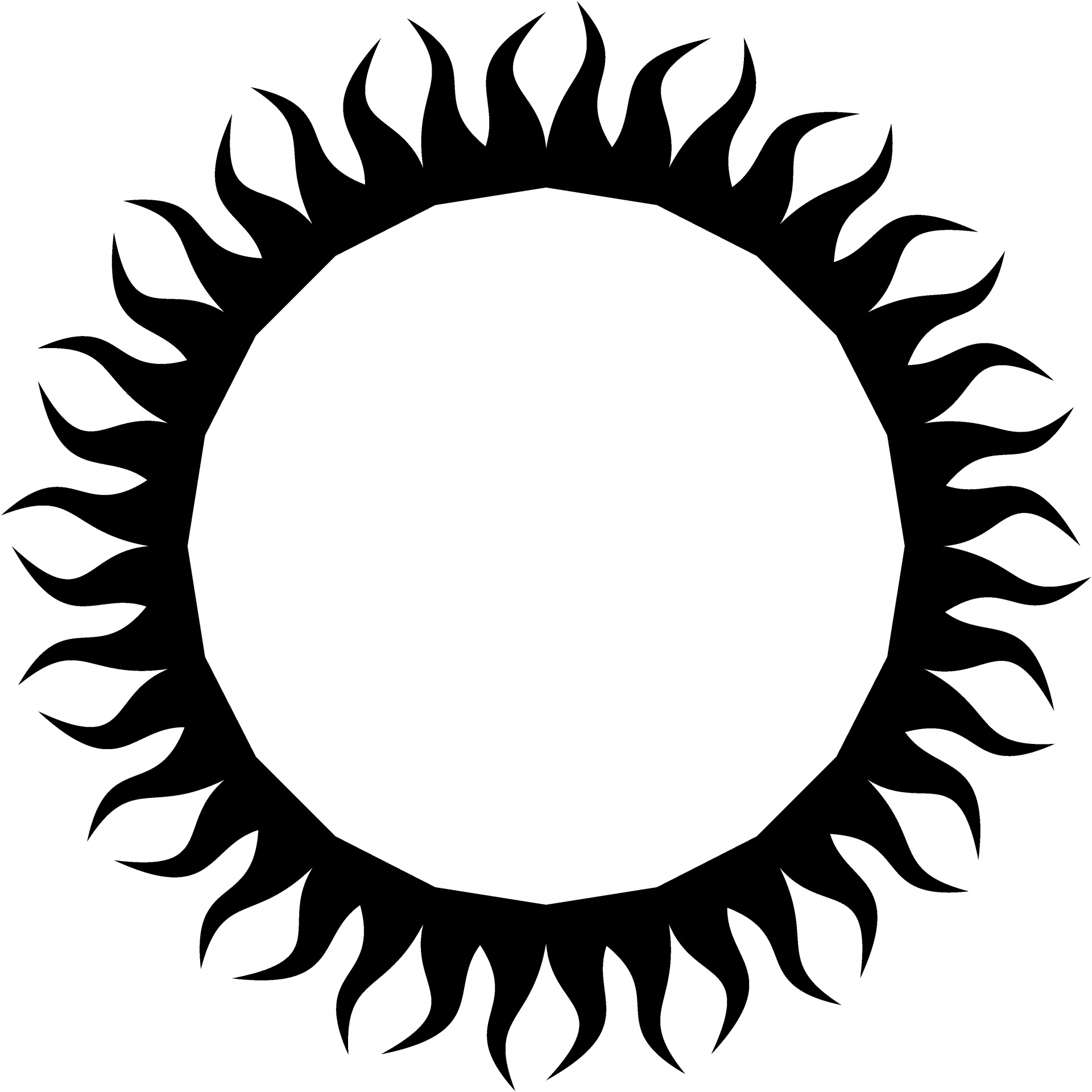1920x1920 Black Sun Free Stock Photo