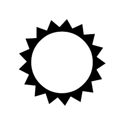 256x256 White Sun Emoji U 1f323