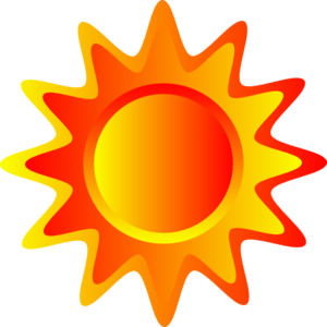 300x300 Sun Clip Art