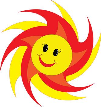 333x350 Emotion Faces Free Clipart Picture Of A Smiley Face Sun