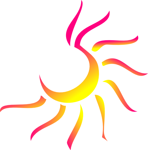 588x596 Sun Clip Art