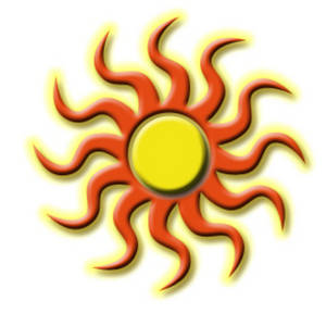 300x300 Clipart Picture Of A Tribal Sun Design